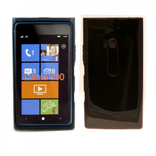 Wholesale TPU Gel Case for Nokia Lumia 900 (Black)